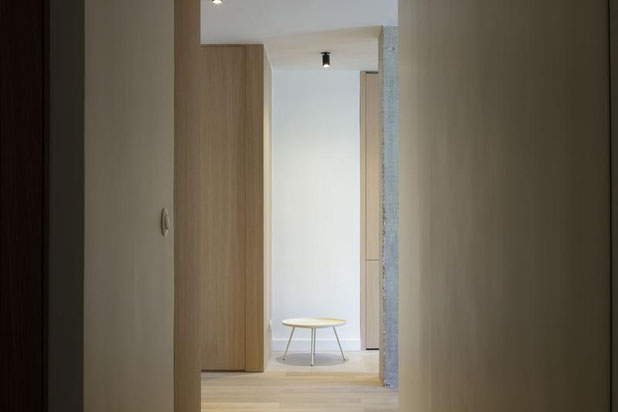 Vue du couloir-renovation-appartement-Paris