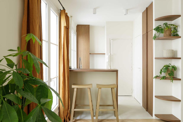 Cuisine Ouverte-amenagement-appartement-Paris