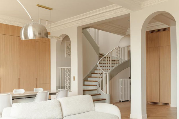 Salle de séjour-renovation-appartement-Neuilly-sur-Seine
