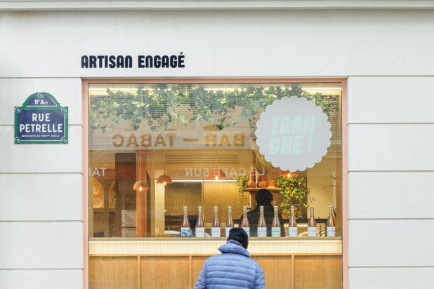 Devanture de la boulangerie-renovation-boutique_local-Paris