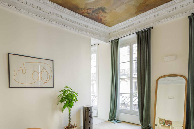 Séjour-renovation-appartement-Paris