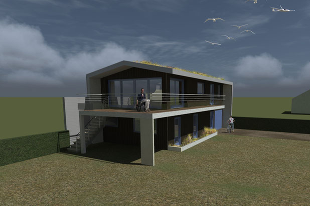 Un appartement autonome à l'étage-construction-maison-Plovan