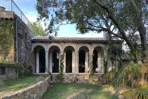 Vue façade Sud-rehabilitation-maison-Saint-Hippolyte-du-Fort