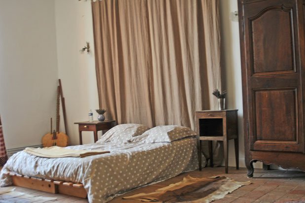 Chambre sur jardin-renovation-maison-Baugé en Anjou