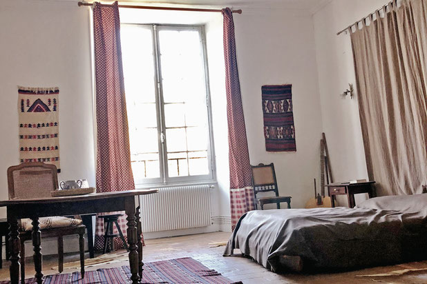 Chambre sur jardin-renovation-maison-Baugé en Anjou