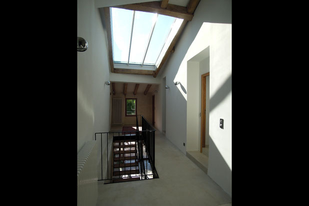 Verrière escalier-renovation-logement-Sumène