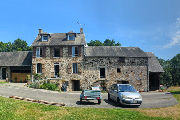 Façade extérieur-rehabilitation-maison-Pont-d'Ouilly