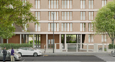 Photo d'un projet de Réhabilitation Immeuble à Paris