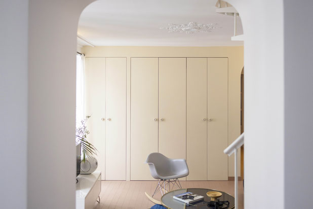 Meuble salon-renovation-appartement-Paris