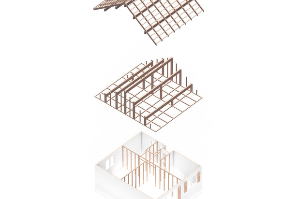Axonométrie existant-agrandissement_extension-maison-Saint-Maur-des-Fossés