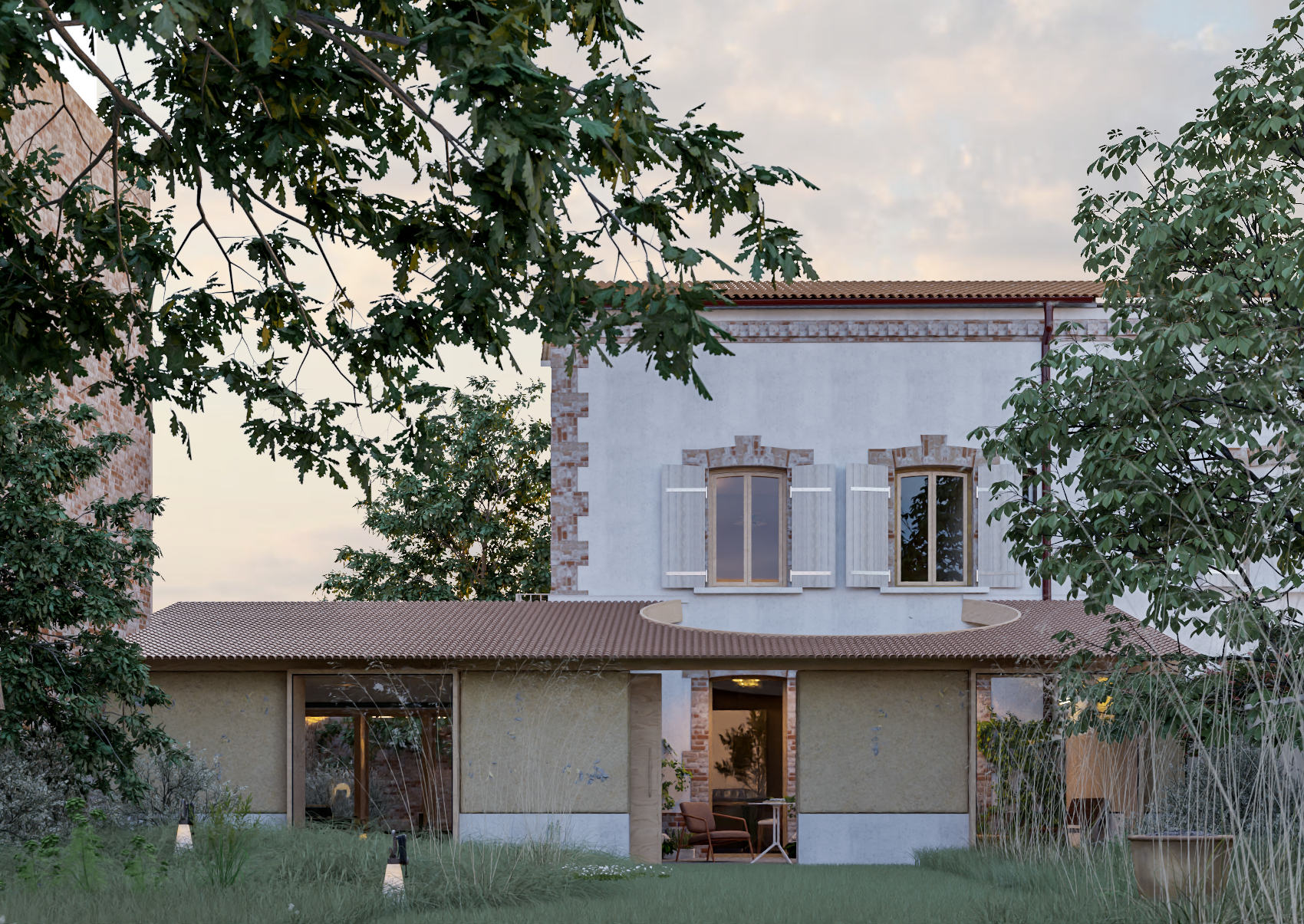 réhabilitation extension d’une passementerie du XIXème siècle – extension de maison Loire réhabilitation extension d’une passementerie du XIXème siècle – extension de maison Loire