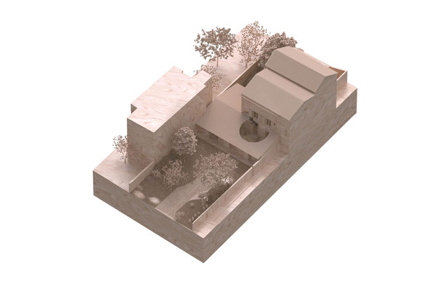axonometrie du projet-agrandissement_extension-maison-Saint-Just-Saint-Rambert
