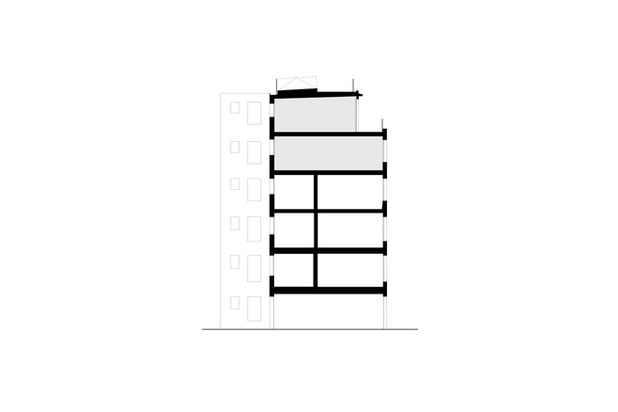 Coupe-surelevation-logement-Clichy