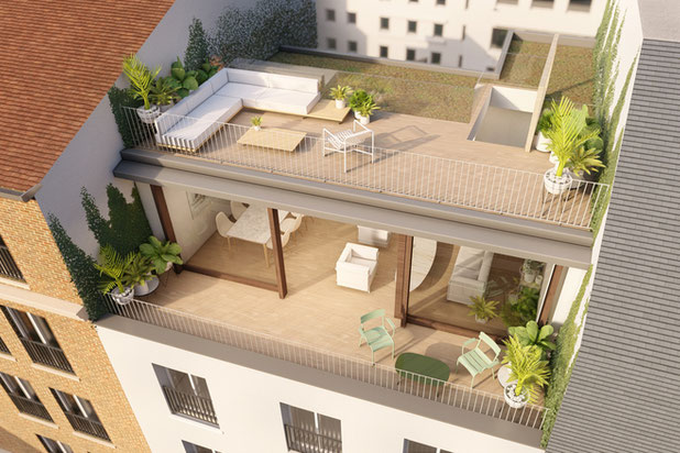 Derniers étages-surelevation-logement-Clichy