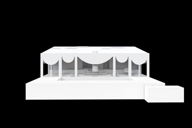 Maquette blanche-construction-maison-Talloires-Montmin
