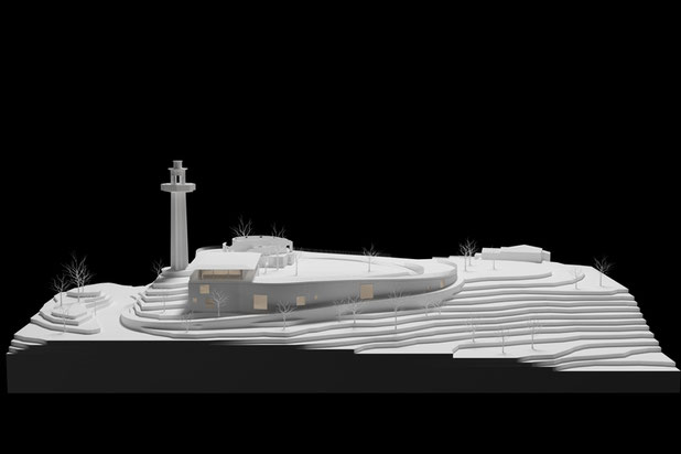 Maquette blanche-construction-maison-Cannes