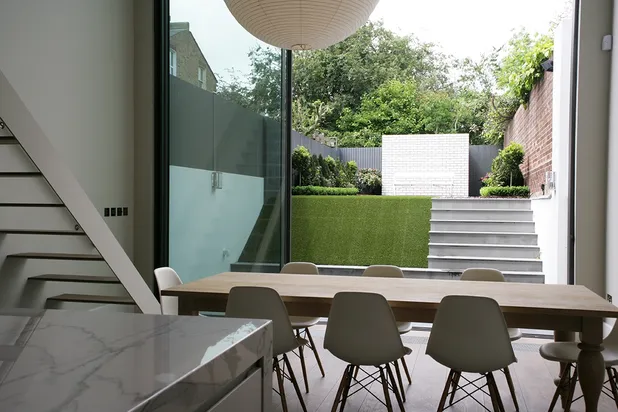 Vue intérieure - Vue vers le jardin-agrandissement_extension-maison-London