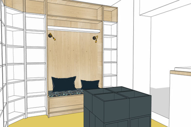 Librairie Honoré - espace enfant-renovation-boutique_local-Tours-sur-Marne