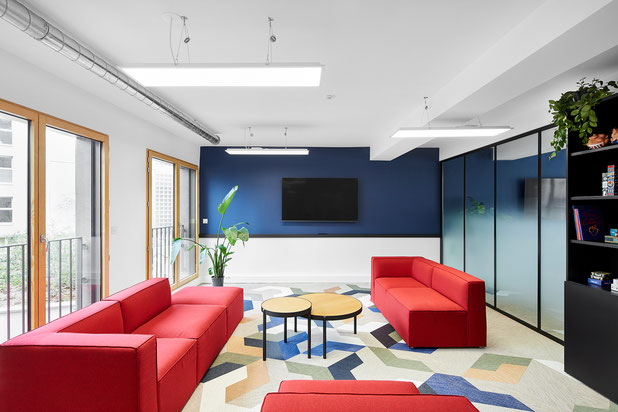 Aménagement Knplabs - tertiaire - espace détente-amenagement-immeuble-Nantes
