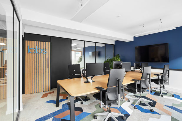 Aménagement Knplabs - tertiaire - Salle de formation-amenagement-immeuble-Nantes