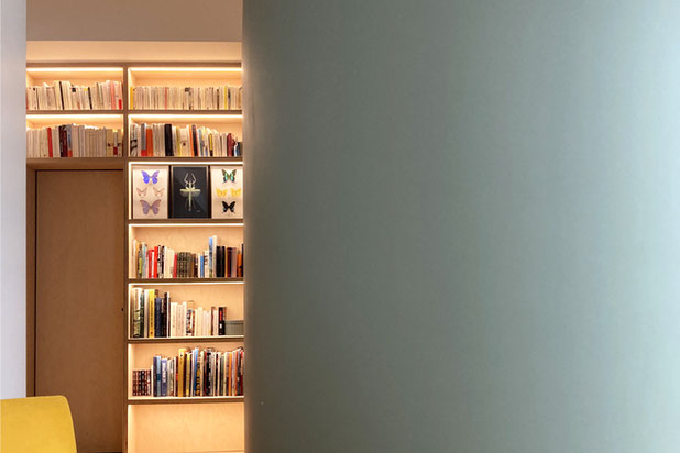 bibliothèque-rehabilitation-appartement-Paris