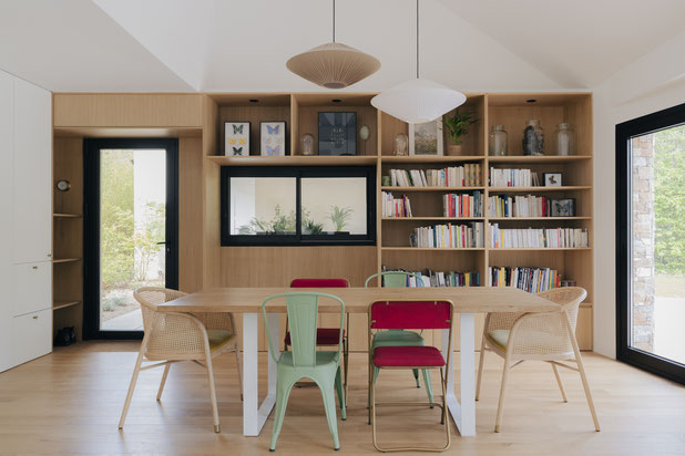 salle à manger-renovation-maison-Bois-le-Roi