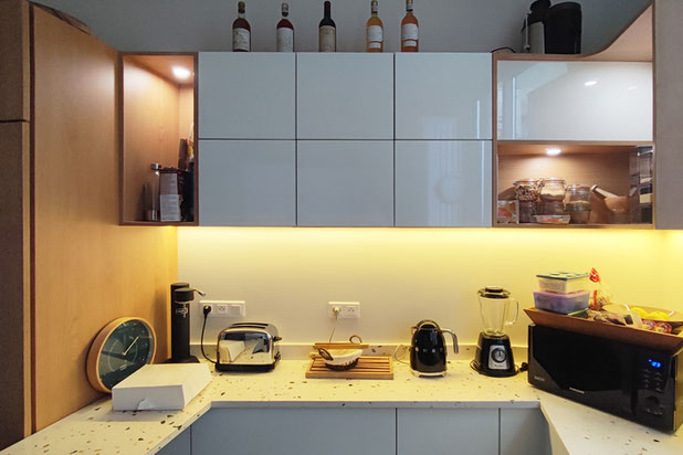 Création d'une cuisine sur-mesure-amenagement-appartement-Bordeaux