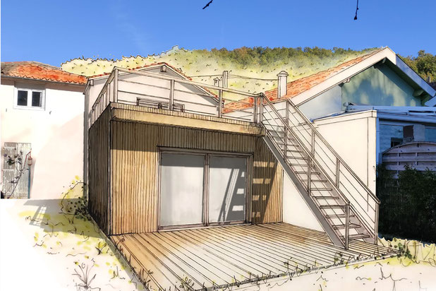 Extension d'une maison à Cenon-agrandissement_extension-maison-Cenon