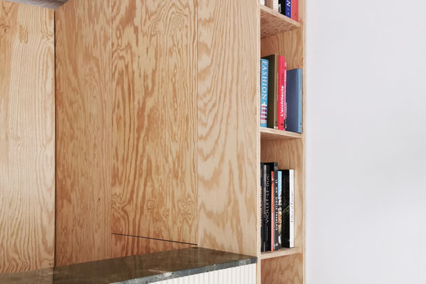 Meuble tête de lit/dressing/bibliothèque-rehabilitation-logement-Paris