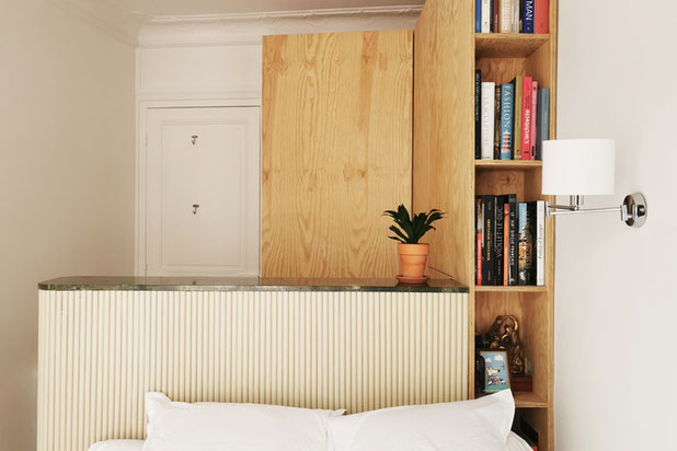 Meuble tête de lit/dressing/bibliothèque-rehabilitation-logement-Paris