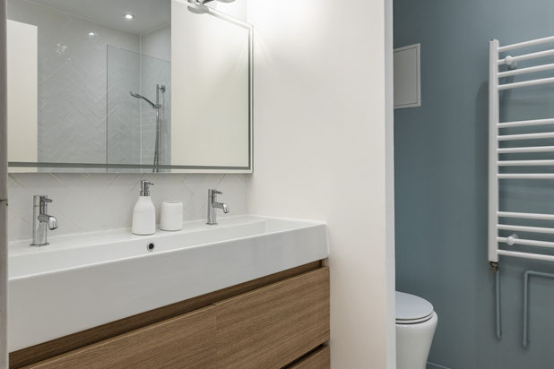 Salle de bain des enfants-renovation-appartement-Paris