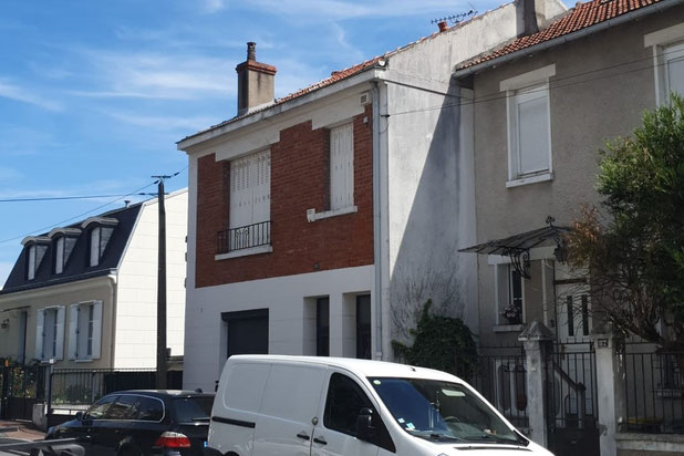 Avant chantier-surelevation-maison-Cachan