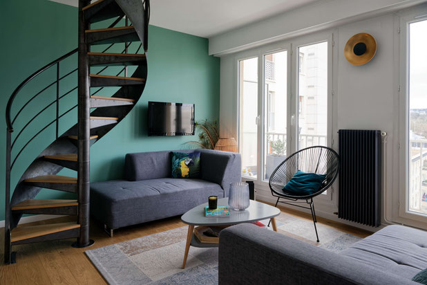 Salon-renovation-appartement-Rueil-Malmaison