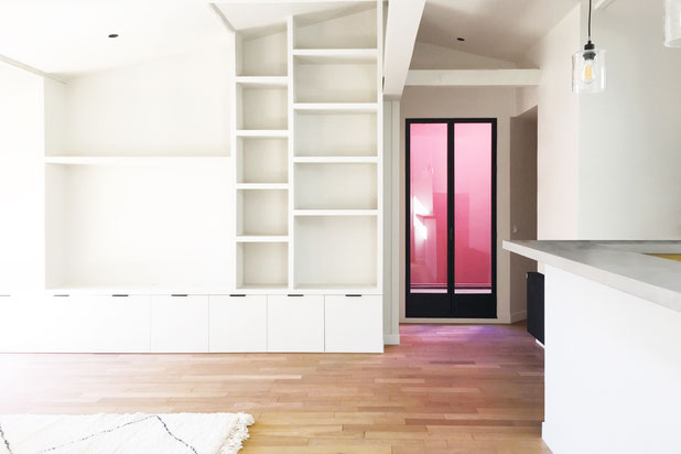 Séjour-renovation-appartement-Paris