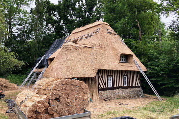 Photographie de chantier-renovation-maison-Le Mesnil-Saint-Jean