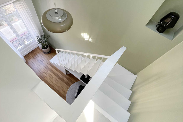 Escalier-rehabilitation-appartement-Charenton-le-Pont
