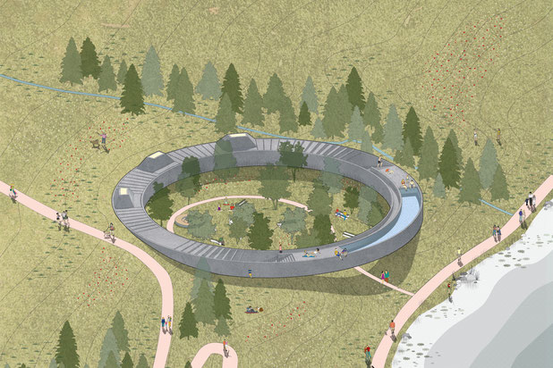 Axonométrie-construction-equipement-Saint-Moritz