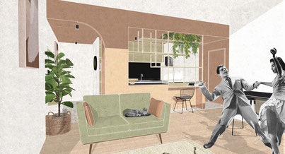 Photo d'un projet de Aménagement Appartement à Lyon