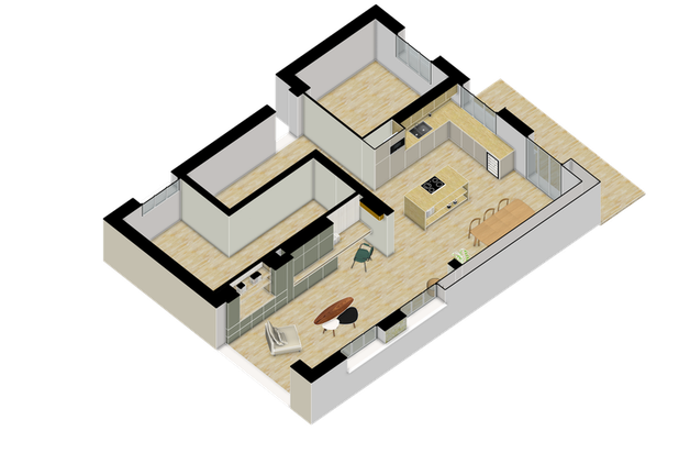 Axonométrie-renovation-maison-Caluire-et-Cuire