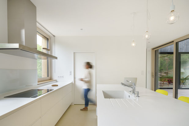 Intérieur blanc-construction-maison-Auray