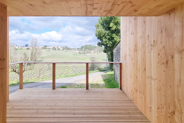 Vue sur Montagne Saint Emilion-construction-maison-Saint-Émilion
