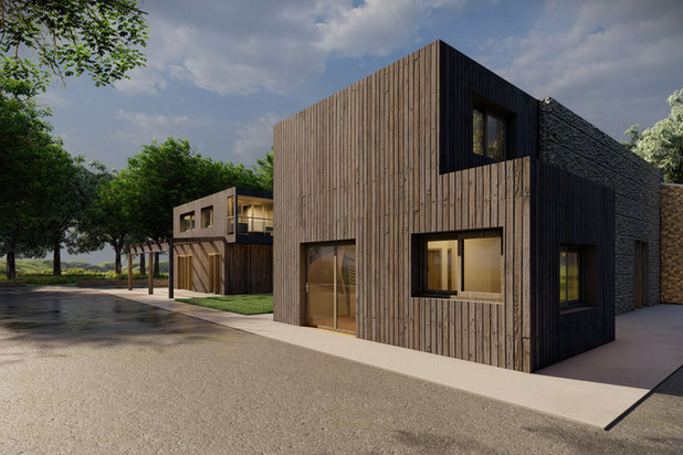 Boutique et salle de dégustation-construction-hotel-Lignan-de-Bordeaux