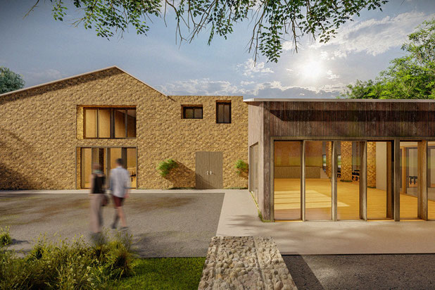 Salle de dégustation-construction-hotel-Lignan-de-Bordeaux