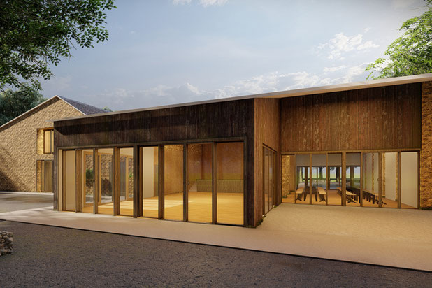 Salle des fetes-construction-hotel-Lignan-de-Bordeaux