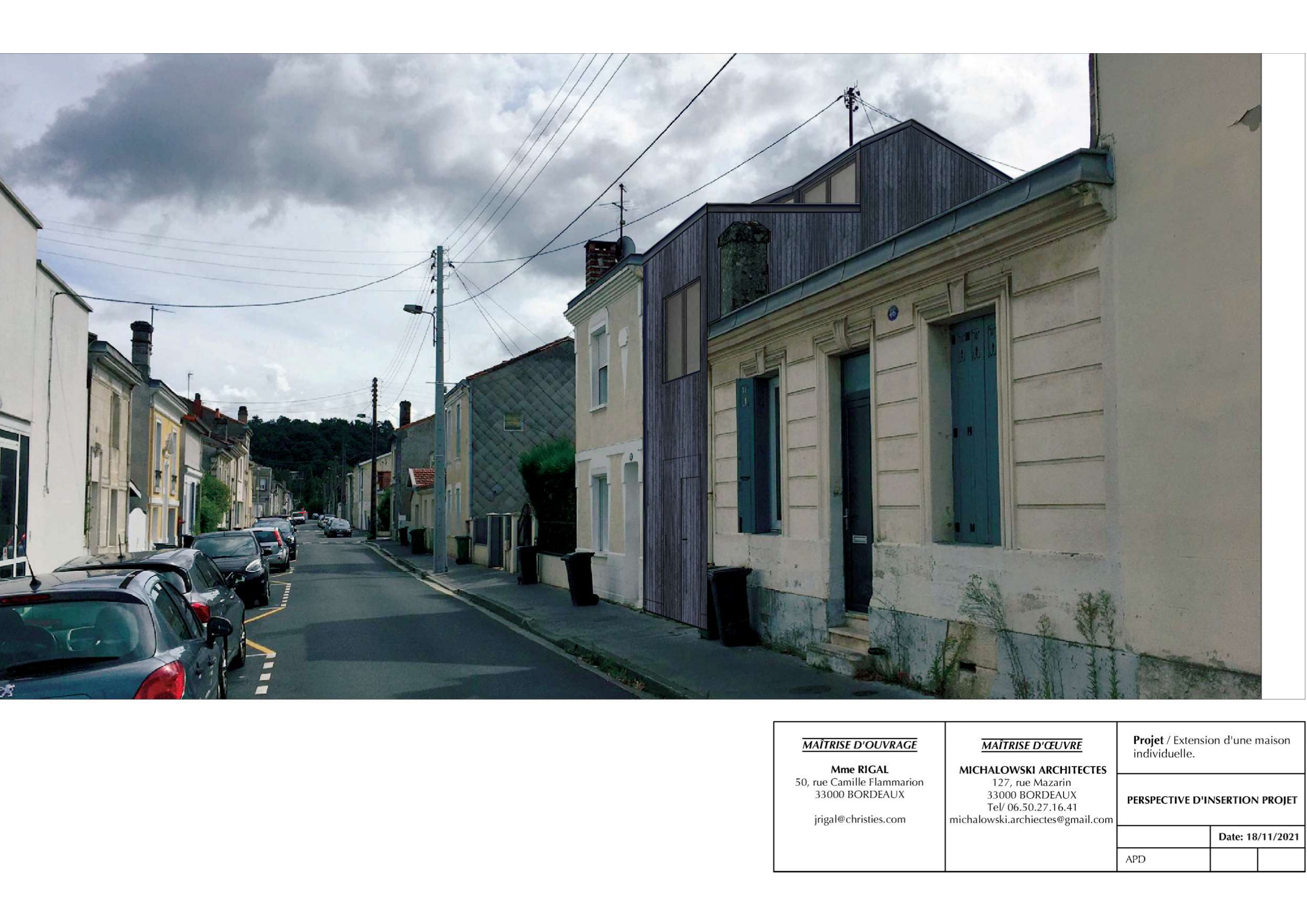Maison de ville – construction de maison neuve Gironde Maison de ville – construction de maison neuve Gironde