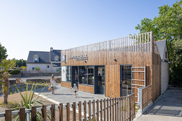 Vue Est-agrandissement_extension-boutique_local-Piriac-sur-Mer