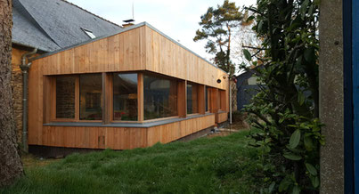 Photo d'un projet de Agrandissement Extension Maison à Bourgbarré