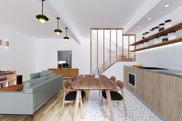 Cuisine de la maison-renovation-maison-Cholet