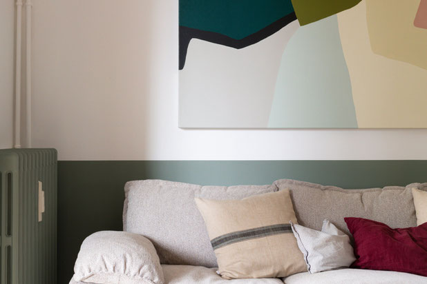Le salon-renovation-appartement-Garches