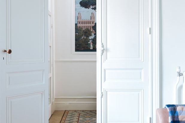 Couloir depuis le salon-renovation-maison-Bordeaux